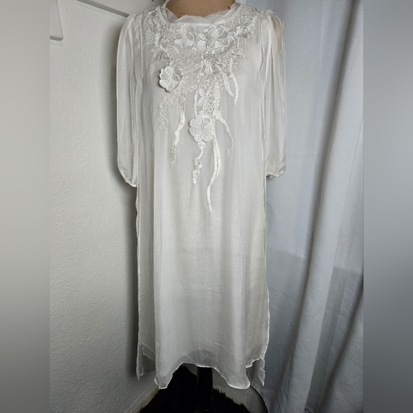 STYLEWE Asymmetrical White Dress - Picture 1 of 7